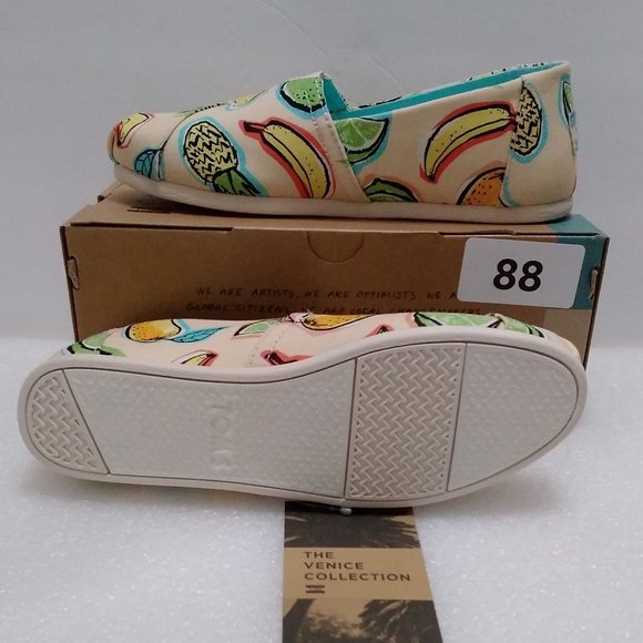 TOMS CLASSIC CORAL PINK CUBA SIZE-6.5 COD/88 - Picture 9 of 12